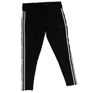 Adidas ClimaLite black and white workout leggings